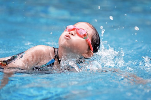 childhood-swimming-in-a-pool