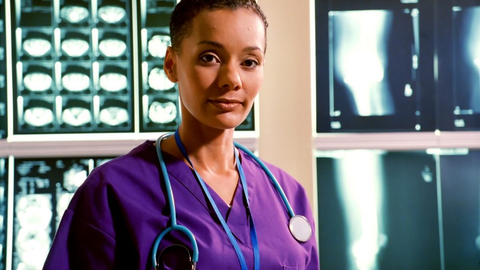women in front of x-ray's