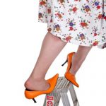 High Heels On A Ladder